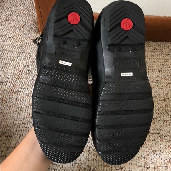 Like New Black Hunter Rain Boots - Picture 2 of 6